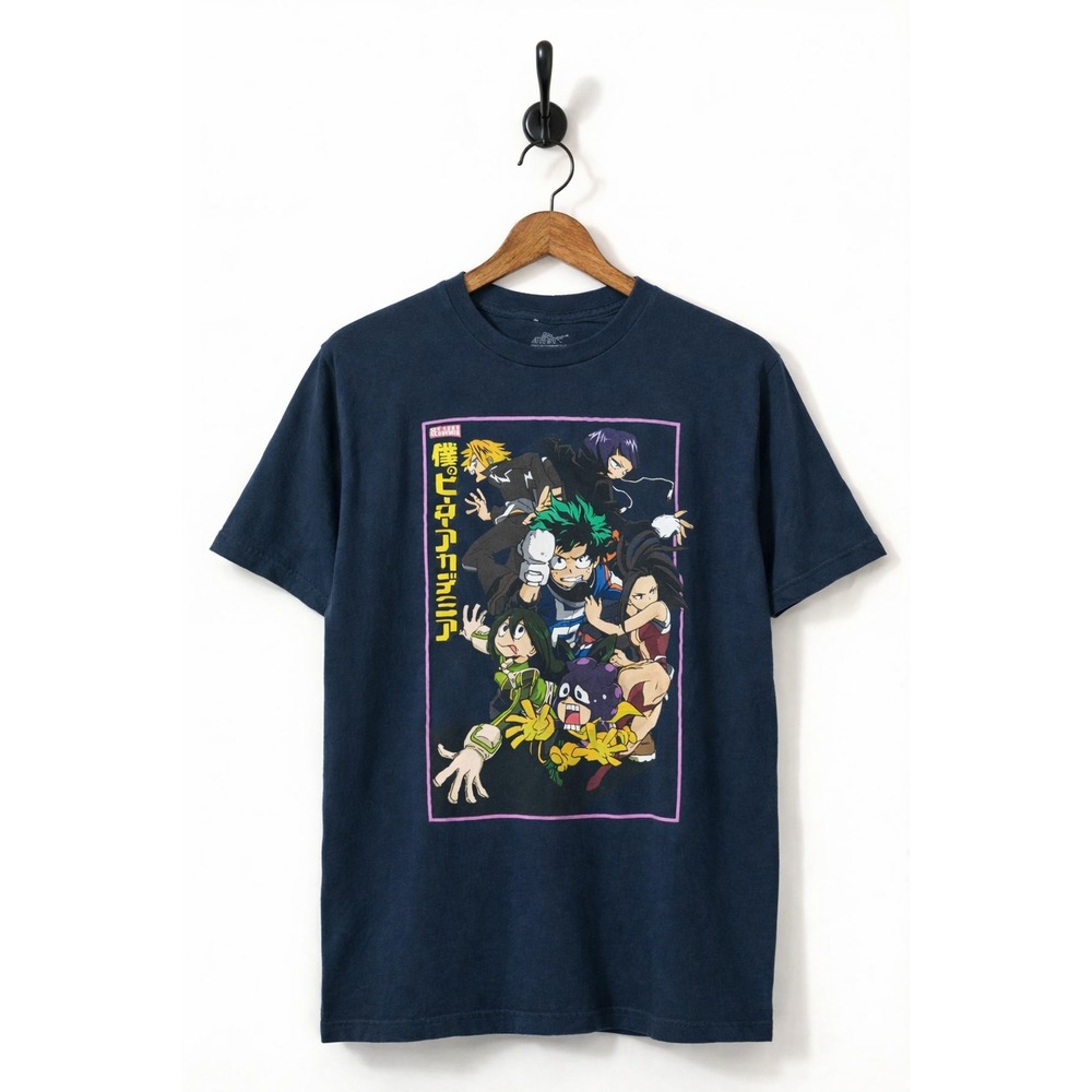 My Hero Academia T Shirt Mens Medium Blue Anime Graphic Funimation 2021 - Picture 1 of 8